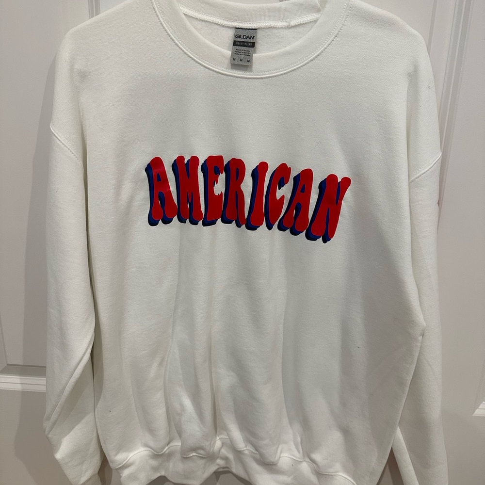 Custom American University Crewneck Sweatshirt